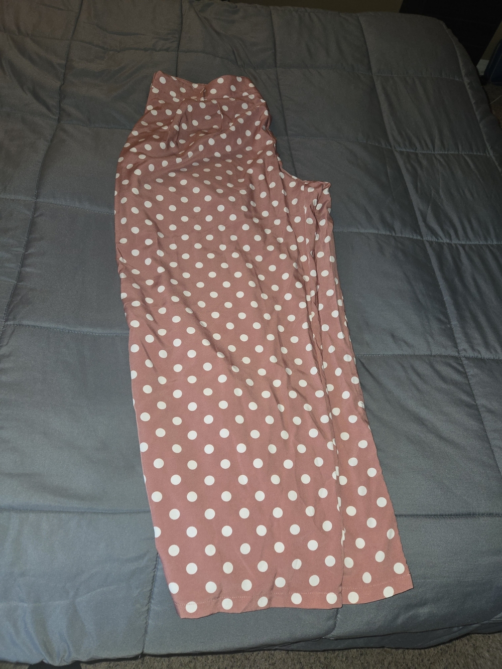 SHEIN Pink Polka Dot Pants